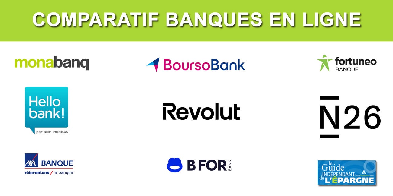 Banque en ligne : le comparatif des meilleures offres en 2025